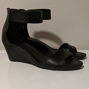 Torrid Black Mini/Midi Wedge Heel